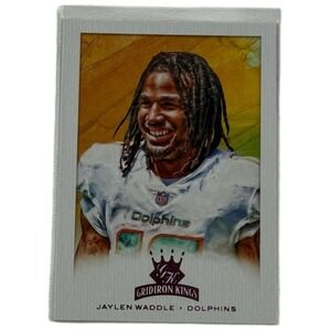 2021‎ Panini Chronicles Jaylen Waddle Gridiron Kings Pink #GK-26 Rookie